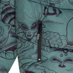 RIPNDIP Dark Twisted Fantasy Puffer Jacket (Olive/Black)