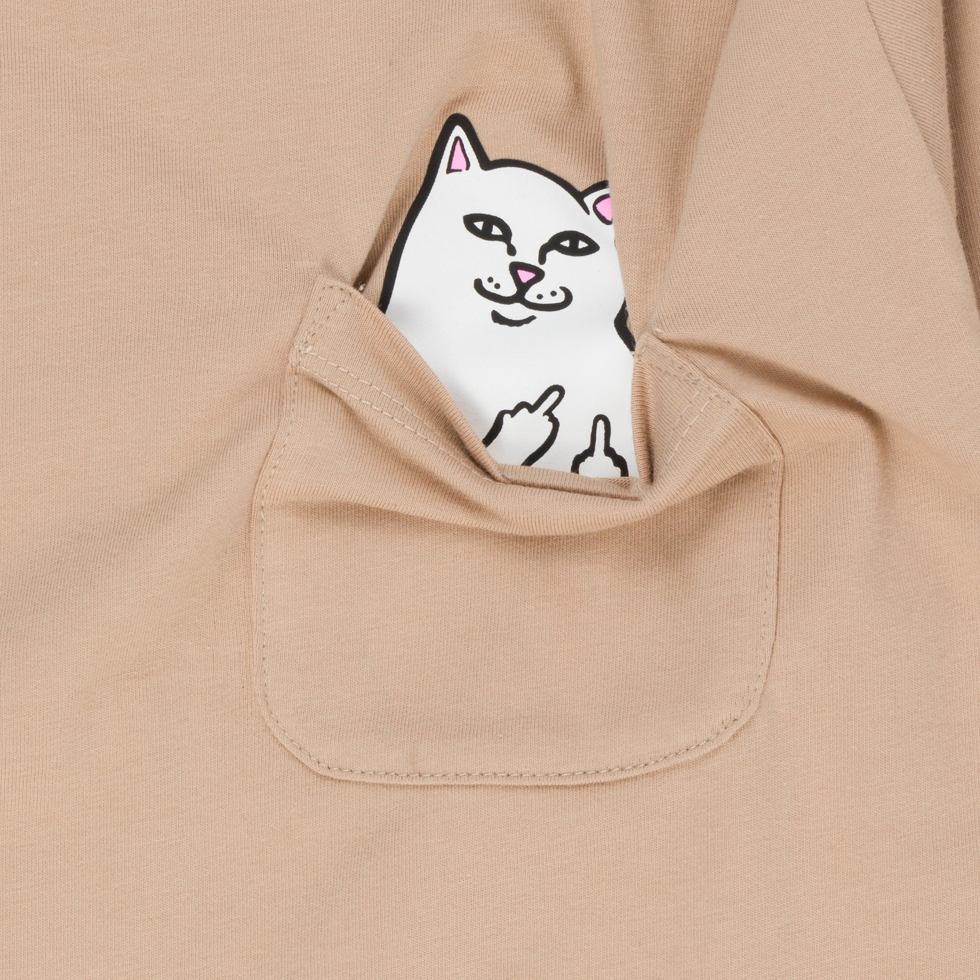 RIPNDIP Lord Nermal Cropped Long Sleeve (Almond)