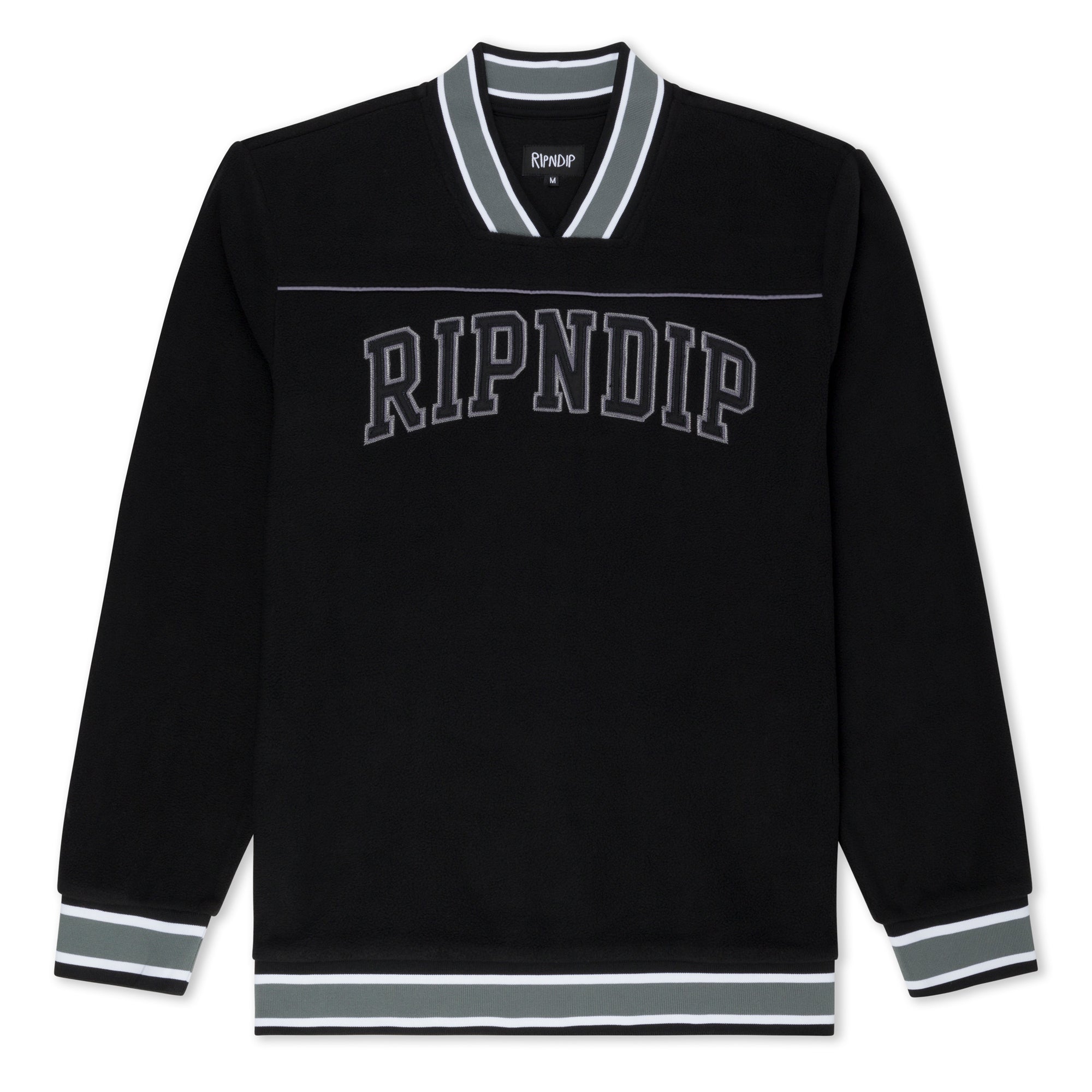 RIPNDIP Team Spirit Polar Fleece Crewneck (Black)