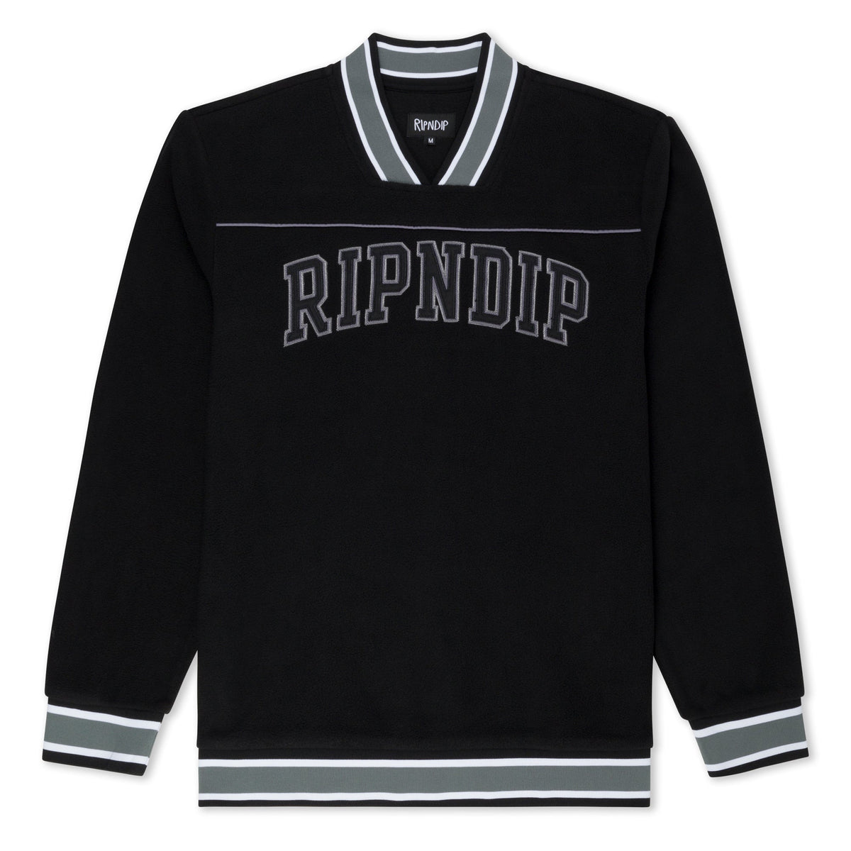 RIPNDIP Team Spirit Polar Fleece Crewneck (Black)