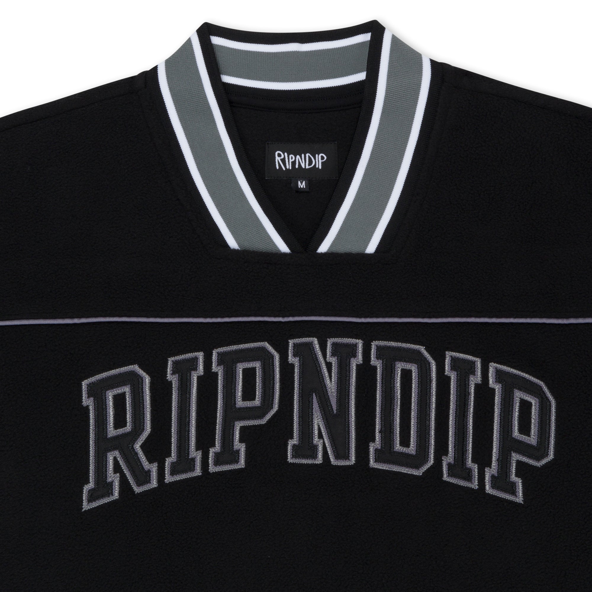 RIPNDIP Team Spirit Polar Fleece Crewneck (Black)