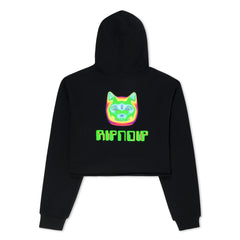 RIPNDIP Thermal Nermal Cropped Hoodie (Black)