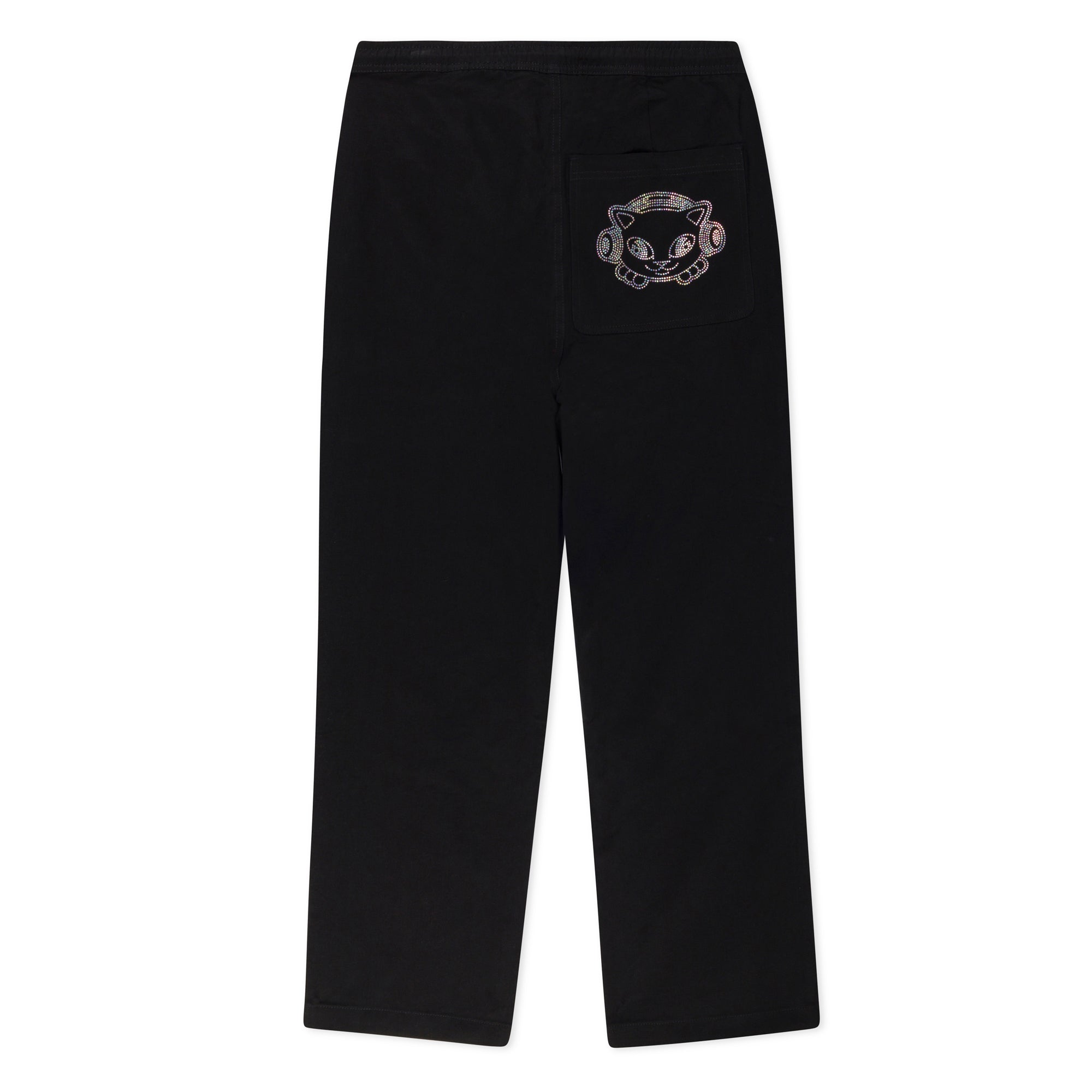 RIPNDIP Kawaii Nerm Wide Leg Pants (Black)