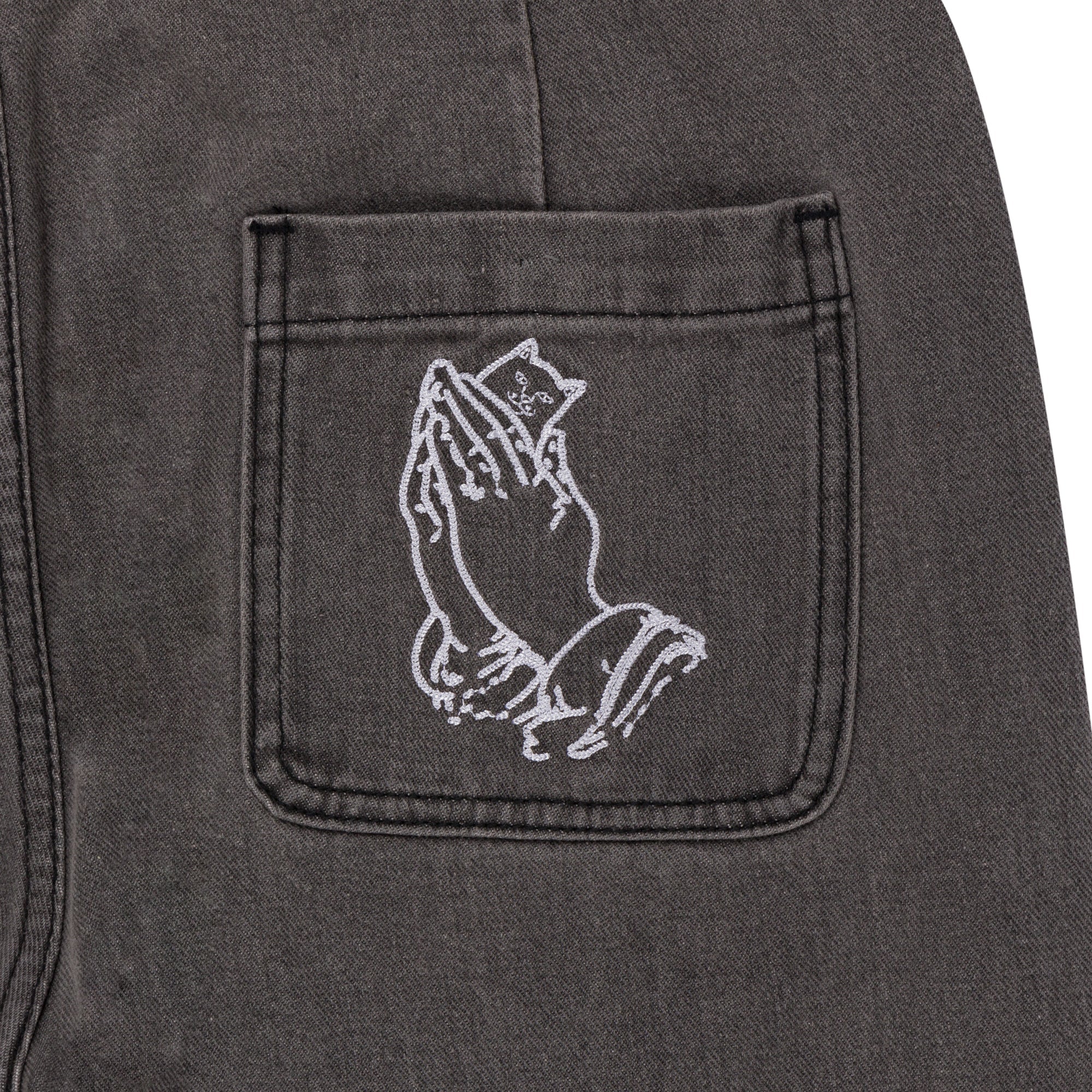 RIPNDIP Los Feliz Denim Pants (Charcoal Stone Wash)