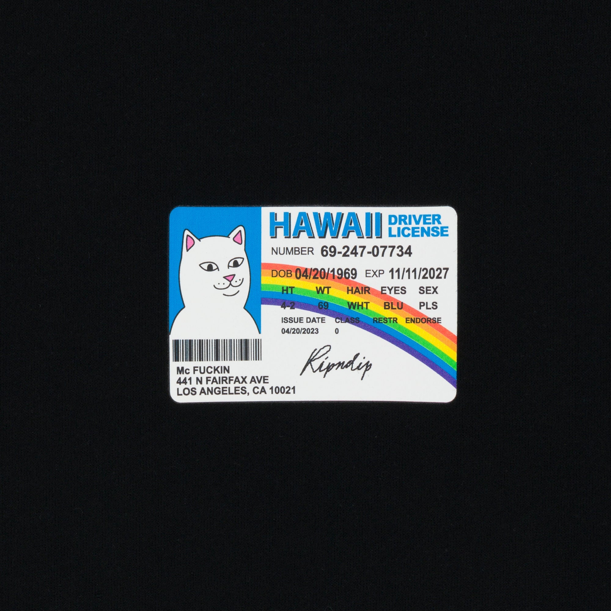 RIPNDIP Mcfuckin Hoodie (Black)