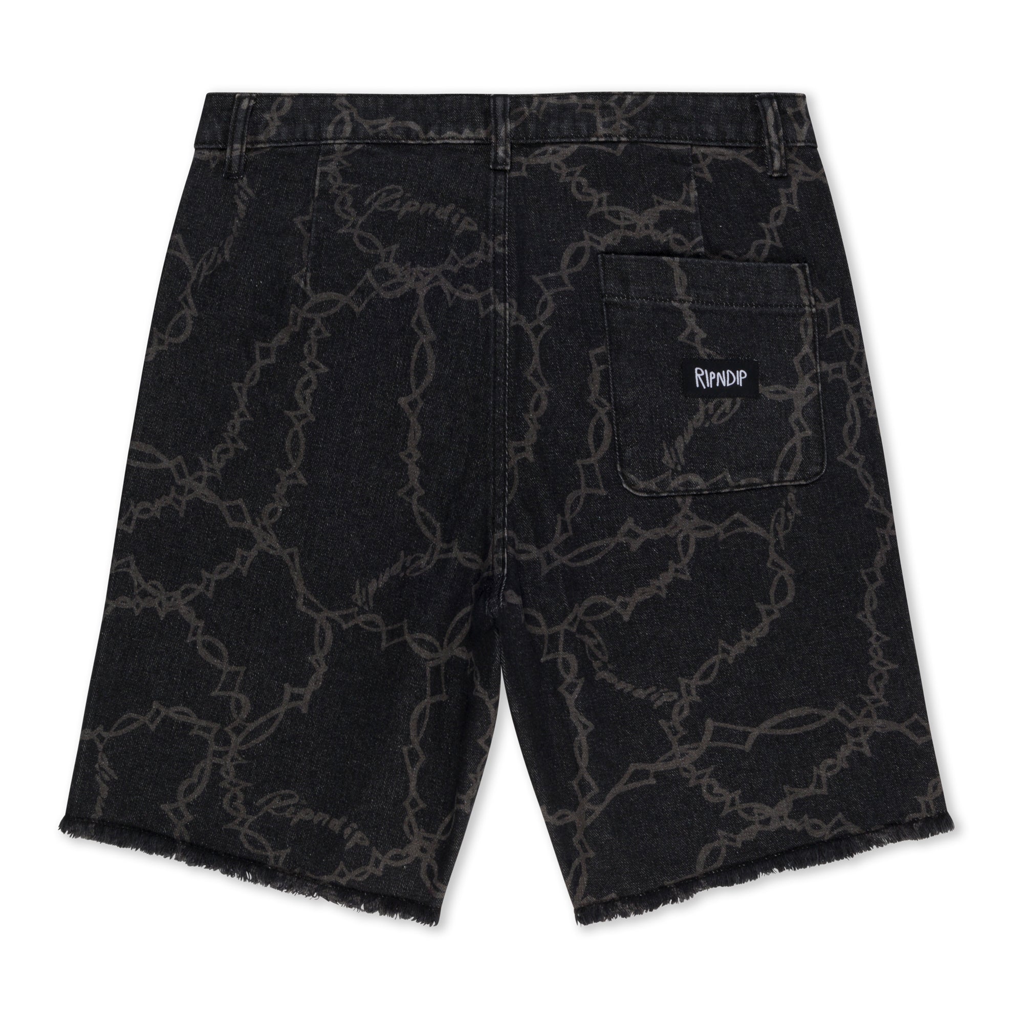 RIPNDIP Wired Denim Shorts (Black)