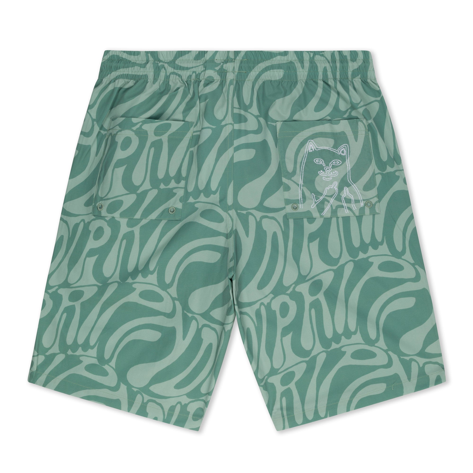 RIPNDIP Wilshire Swim Shorts (Pine)
