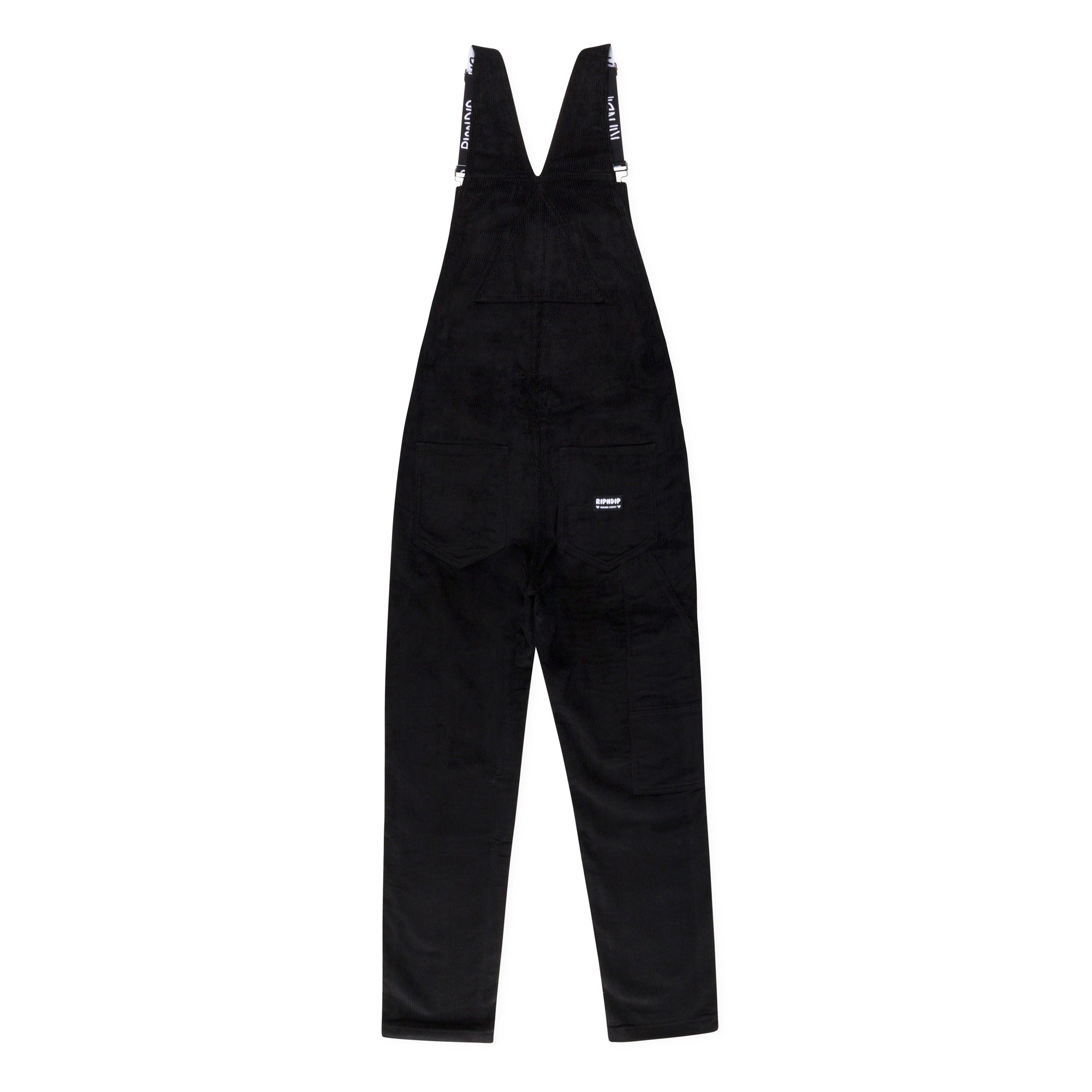 RIPNDIP Nermy Buddy Corduroy Overalls (Black)