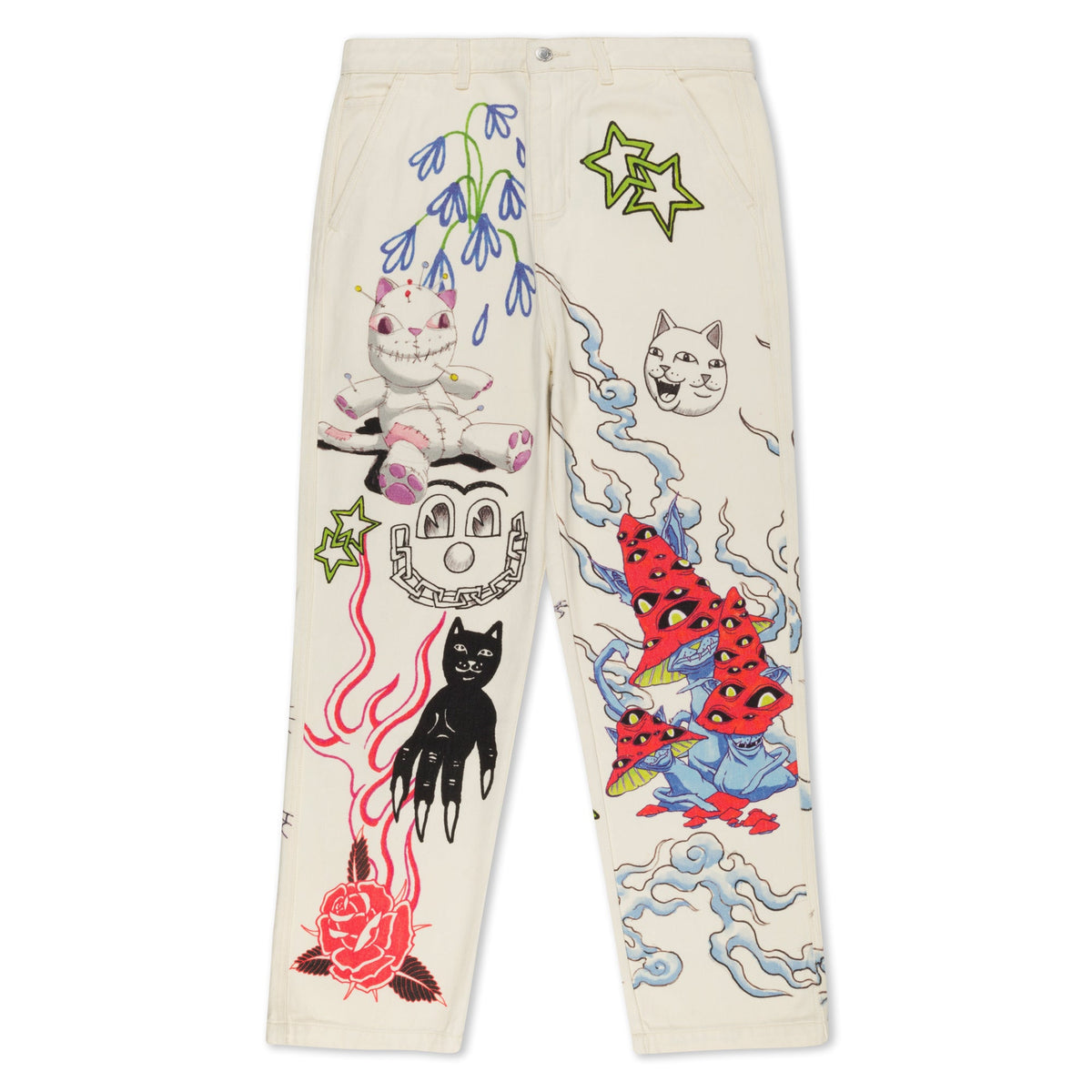 RIPNDIP Travis Pants (Off White)