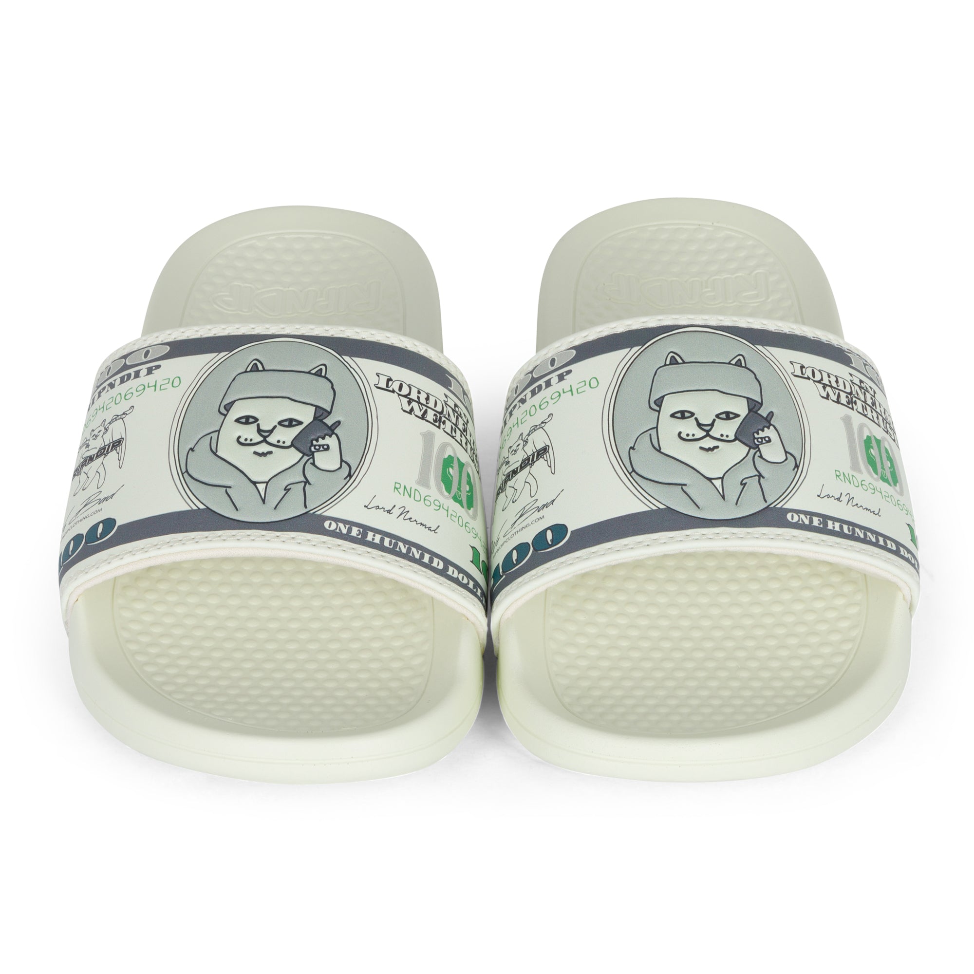 RIPNDIP Moneybag Slides (Olive)