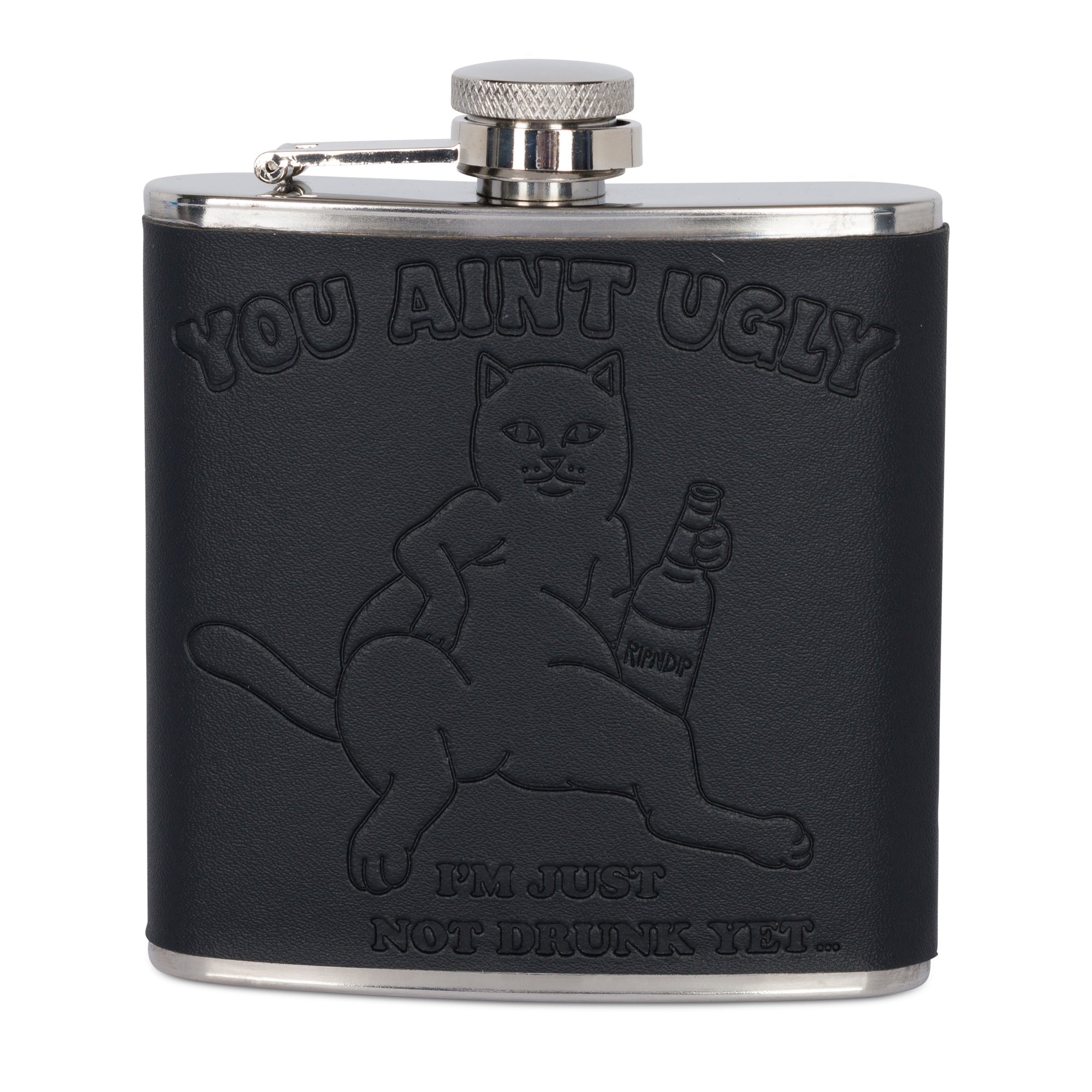 RIPNDIP You Ain't Ugly Flask (Black)