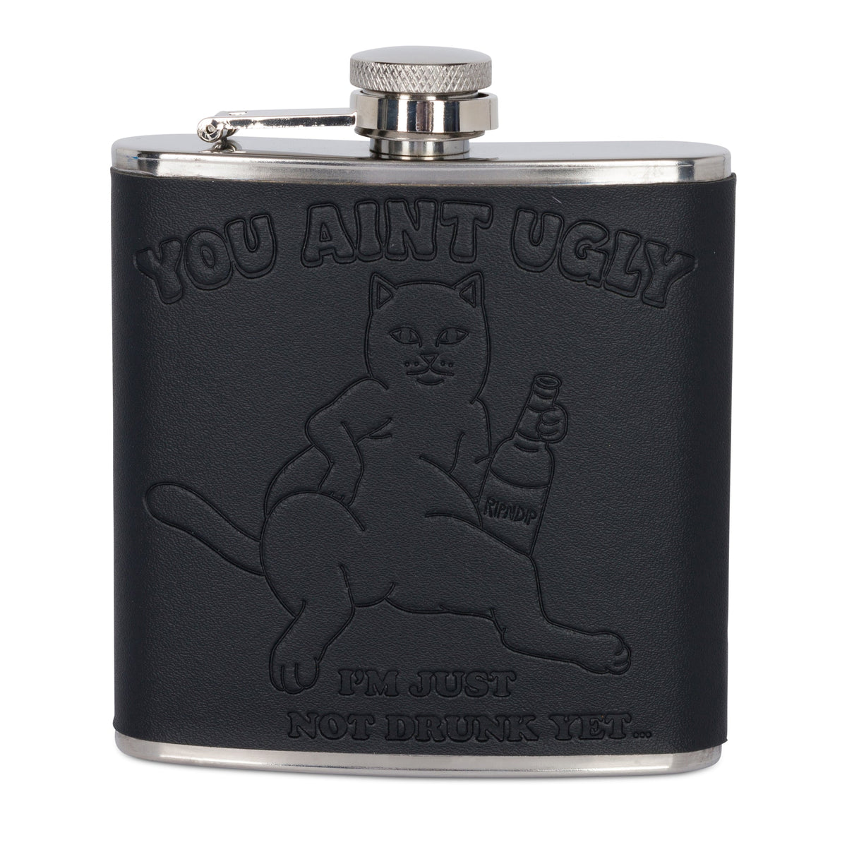 RIPNDIP You Ain't Ugly Flask (Black)
