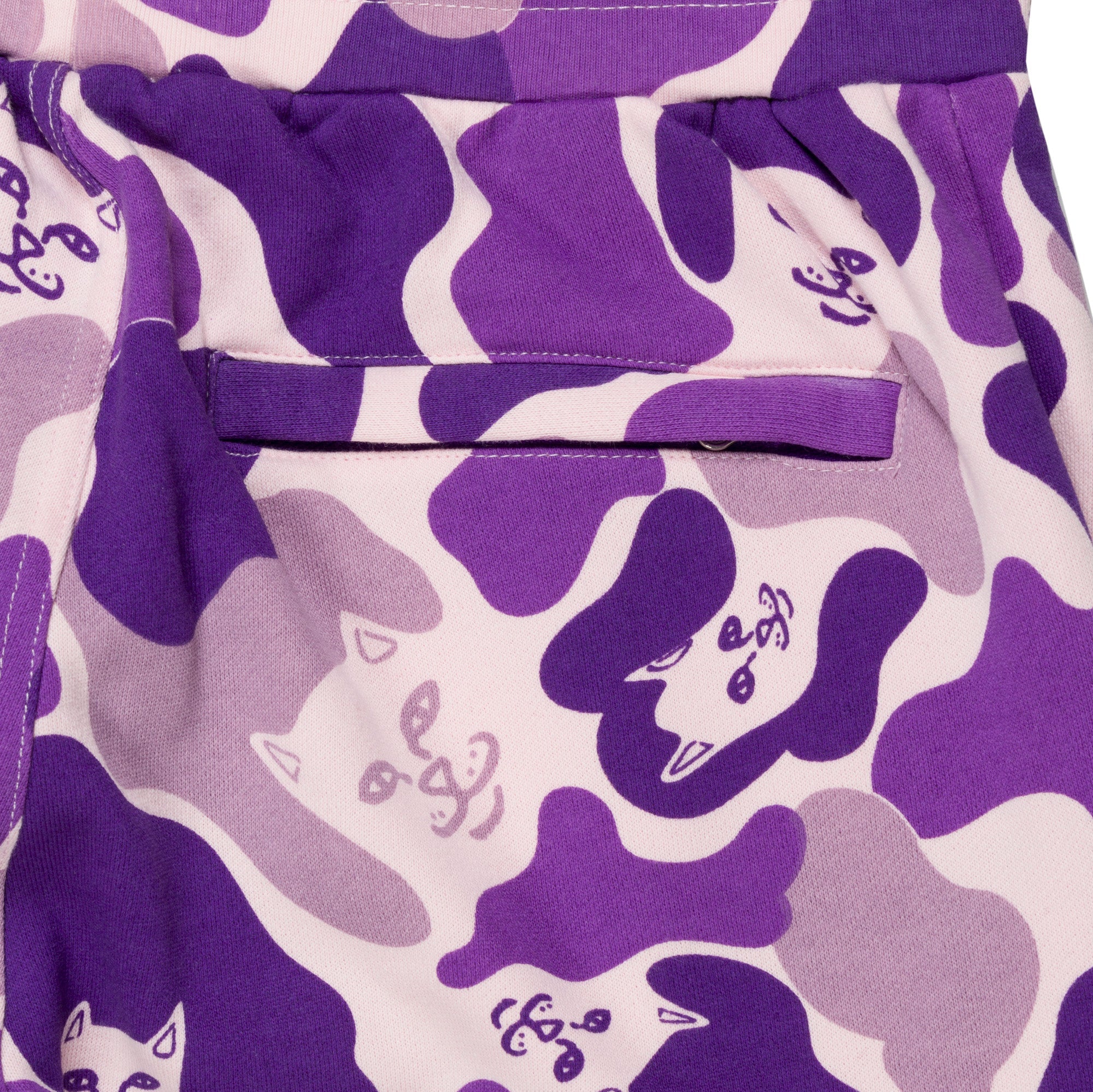 RIPNDIP Nermal Camo Sweat Pants (Purple Camo)