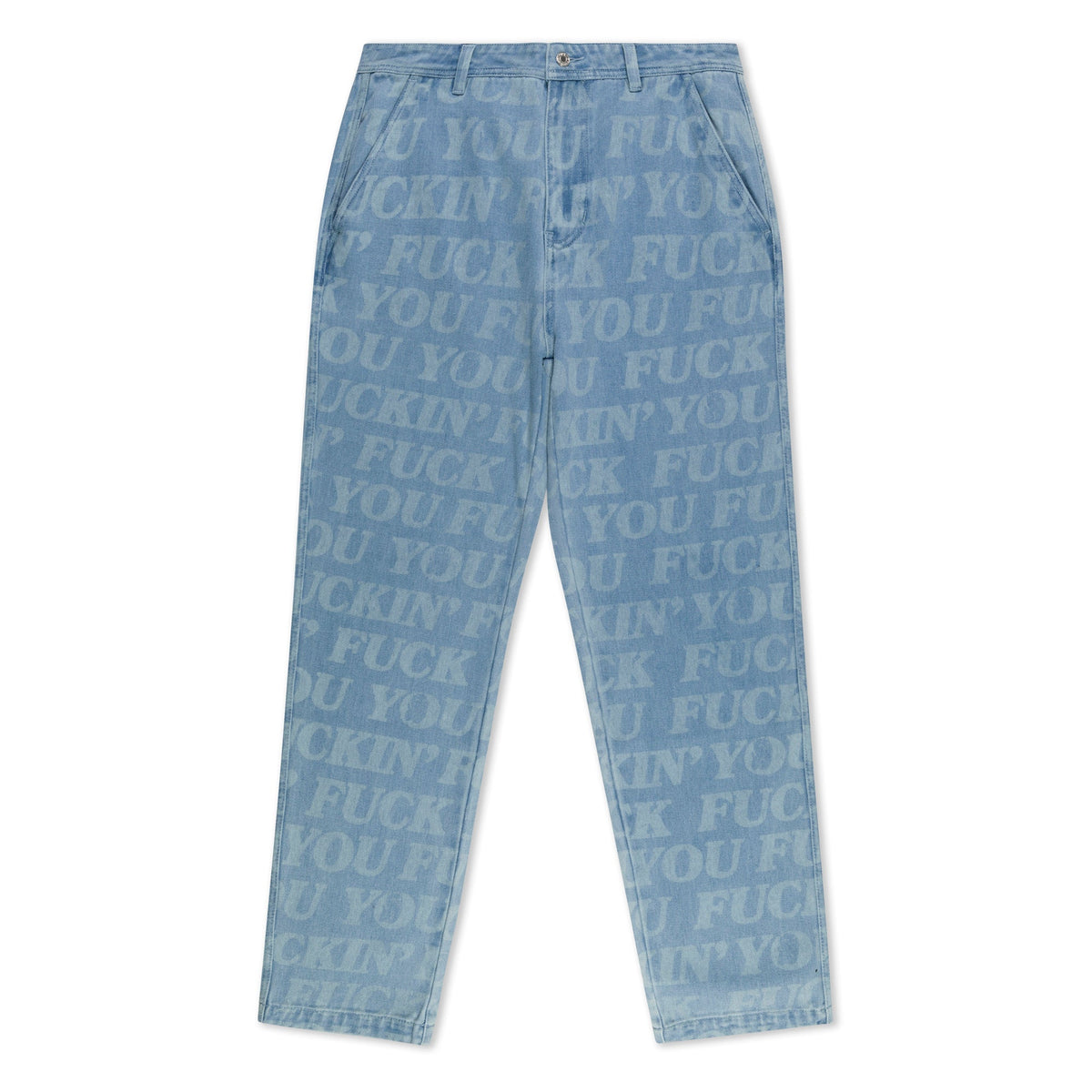 RIPNDIP F.U.F.F. Washed Denim Pants (Light Washed Denim)