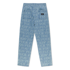 RIPNDIP F.U.F.F. Washed Denim Pants (Light Washed Denim)