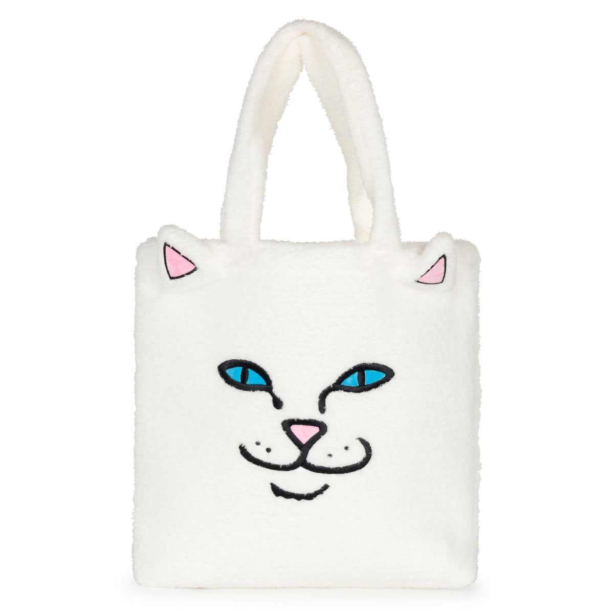 RIPNDIP Lord Nermal Fluffy Tote  (White)