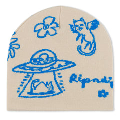 RIPNDIP Blonded Beanie (Off White)