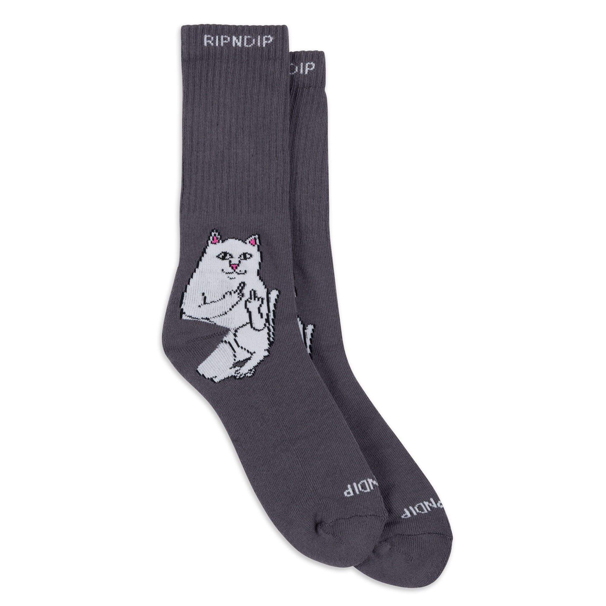RIPNDIP Lord Nermal Socks (Charcoal)