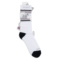 RIPNDIP Peeking Nermal Socks (White)