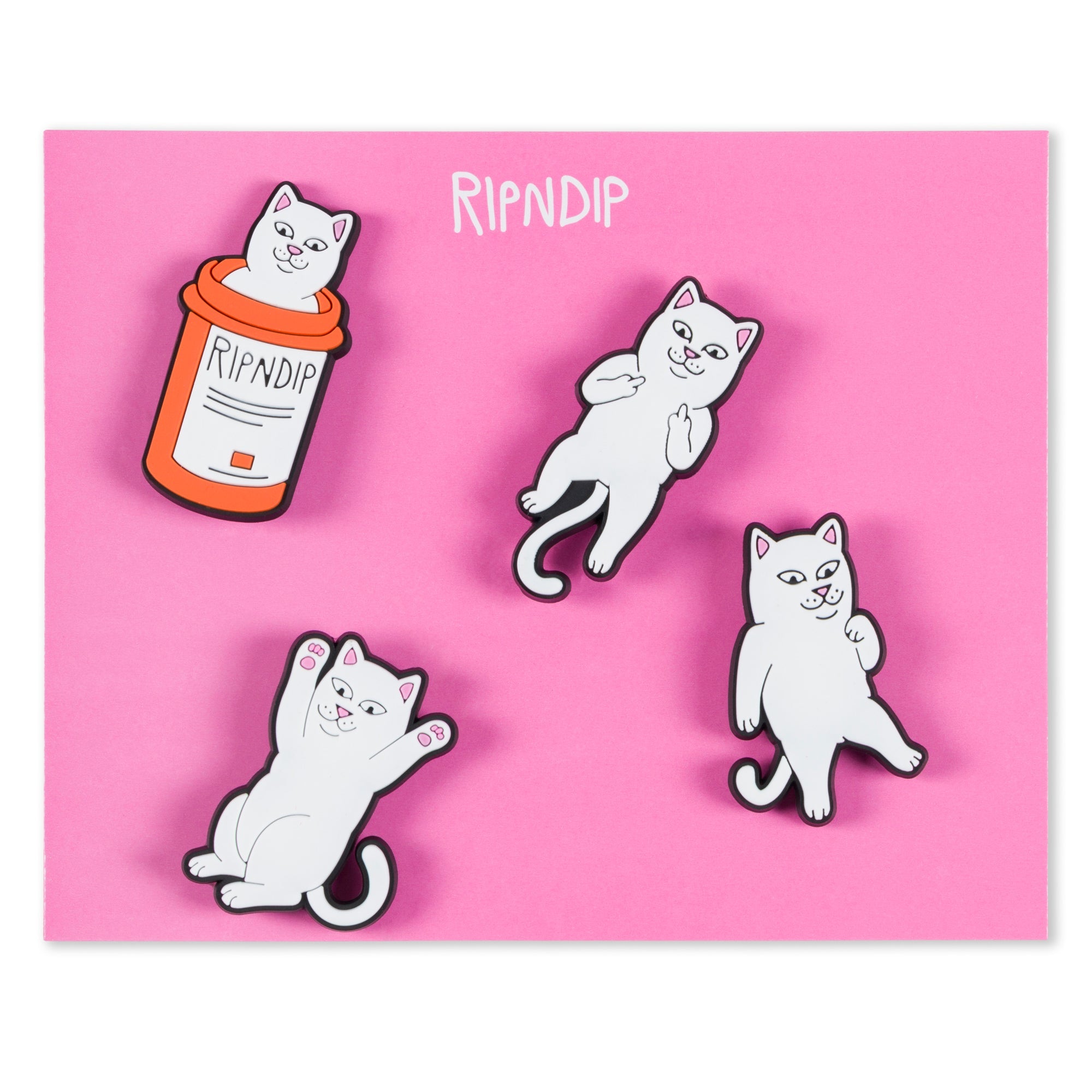 RIPNDIP Nerm Pills Shoe Charm 4 Pack (Multi)