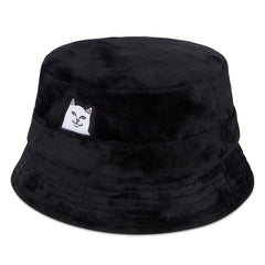 RIPNDIP Lord Nermal Sherpa Bucket Hat (Black)