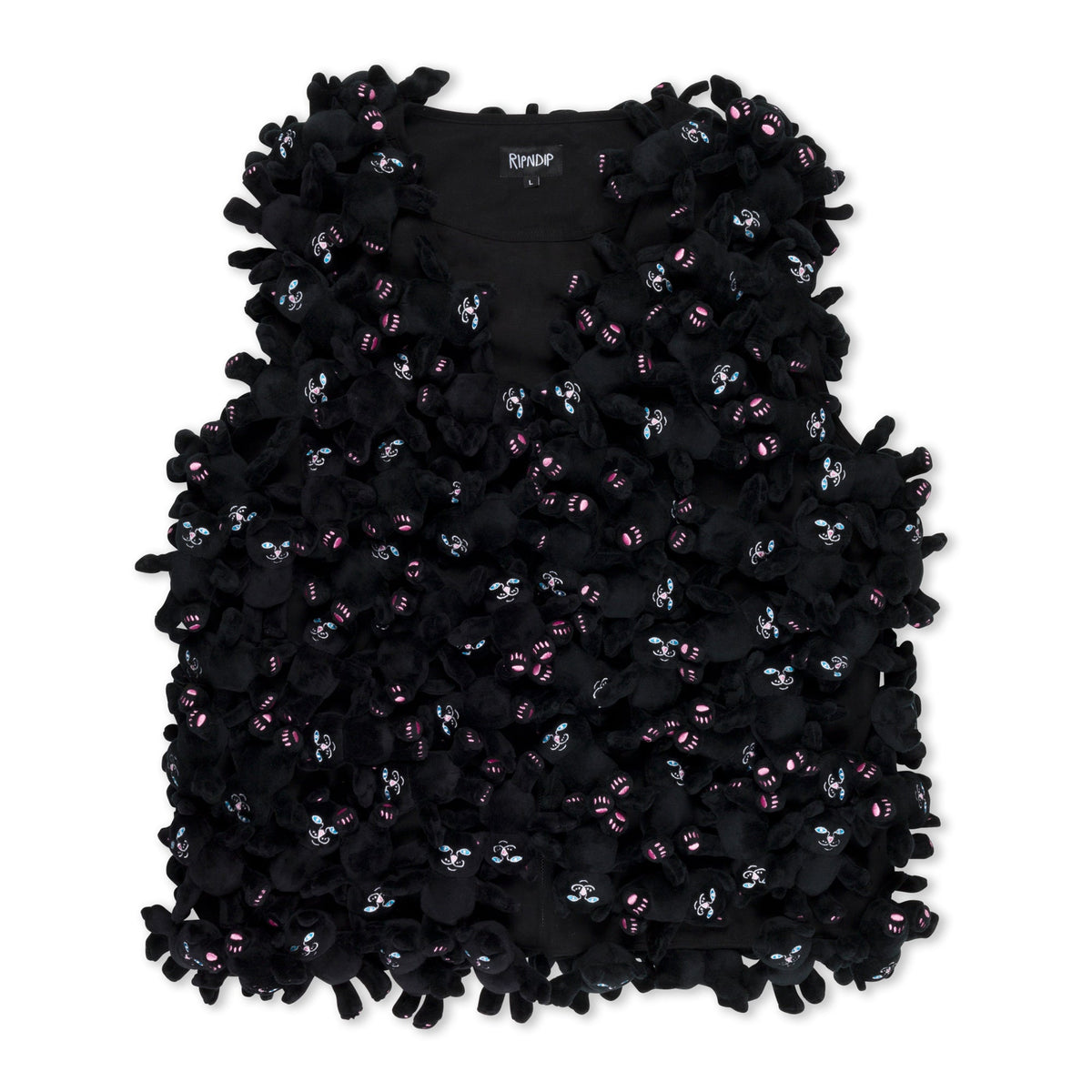 RIPNDIP Jermie Plush Vest (Black)