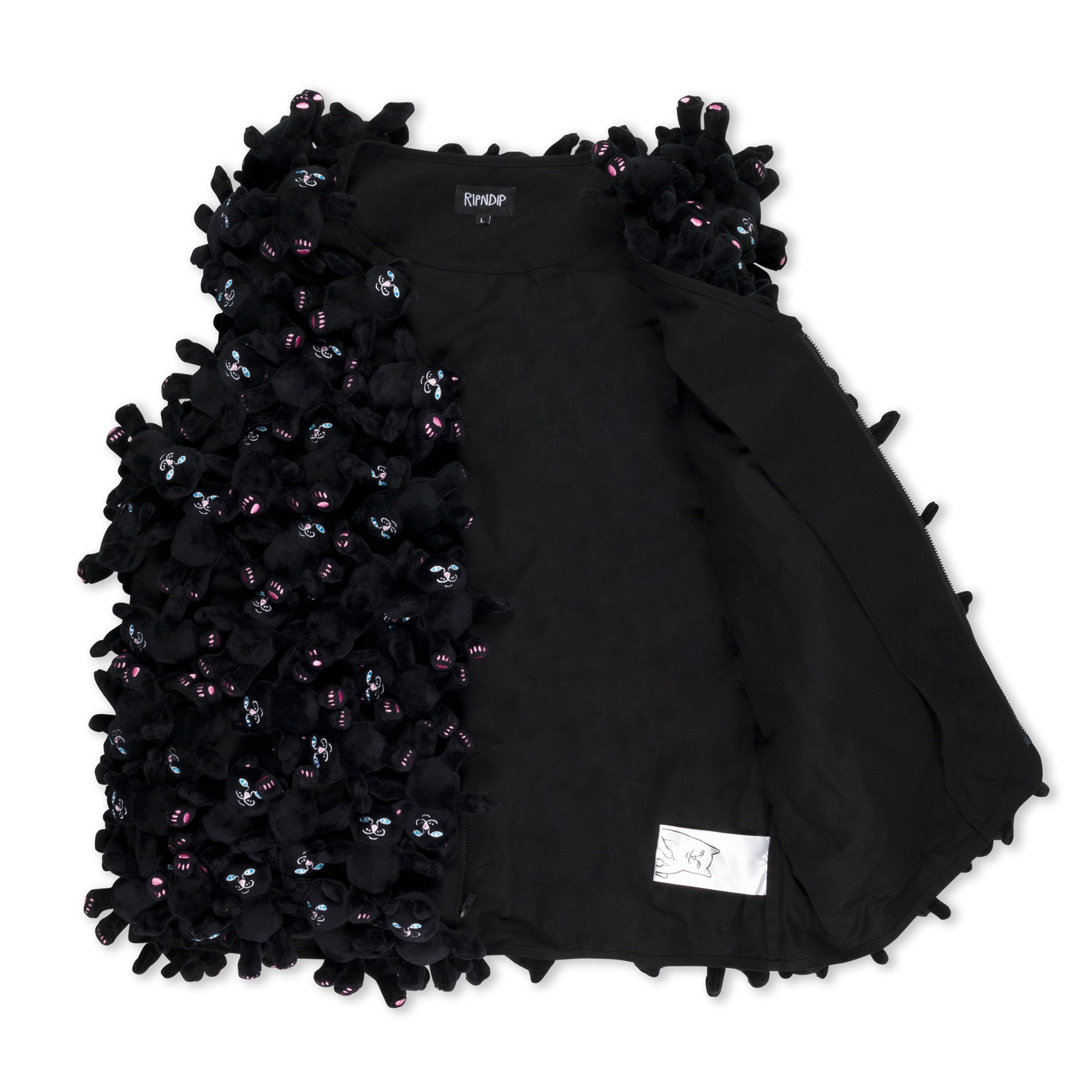 RIPNDIP Jermie Plush Vest (Black)