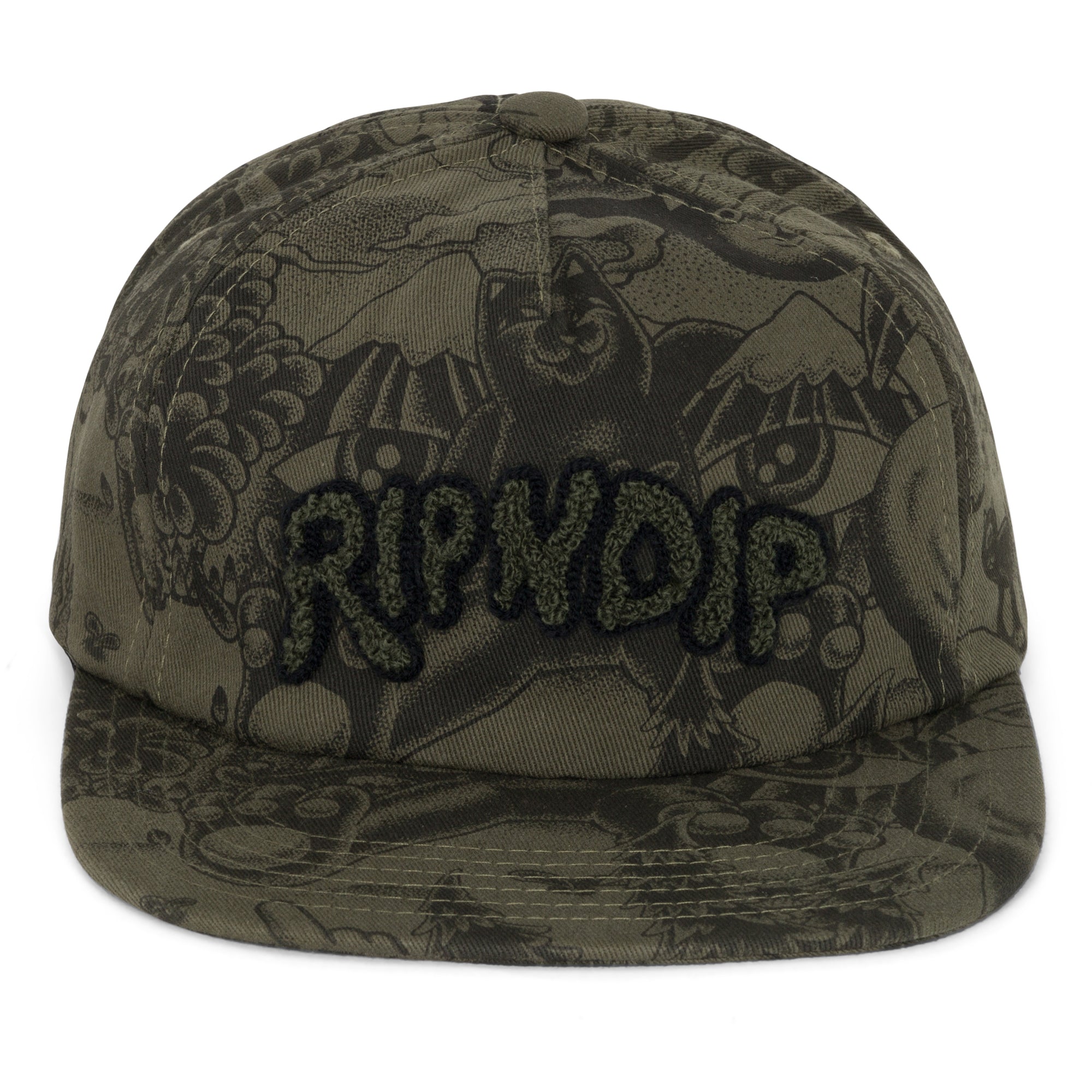 RIPNDIP Dark Twisted Fantasy 5 Panel (Olive/Black)