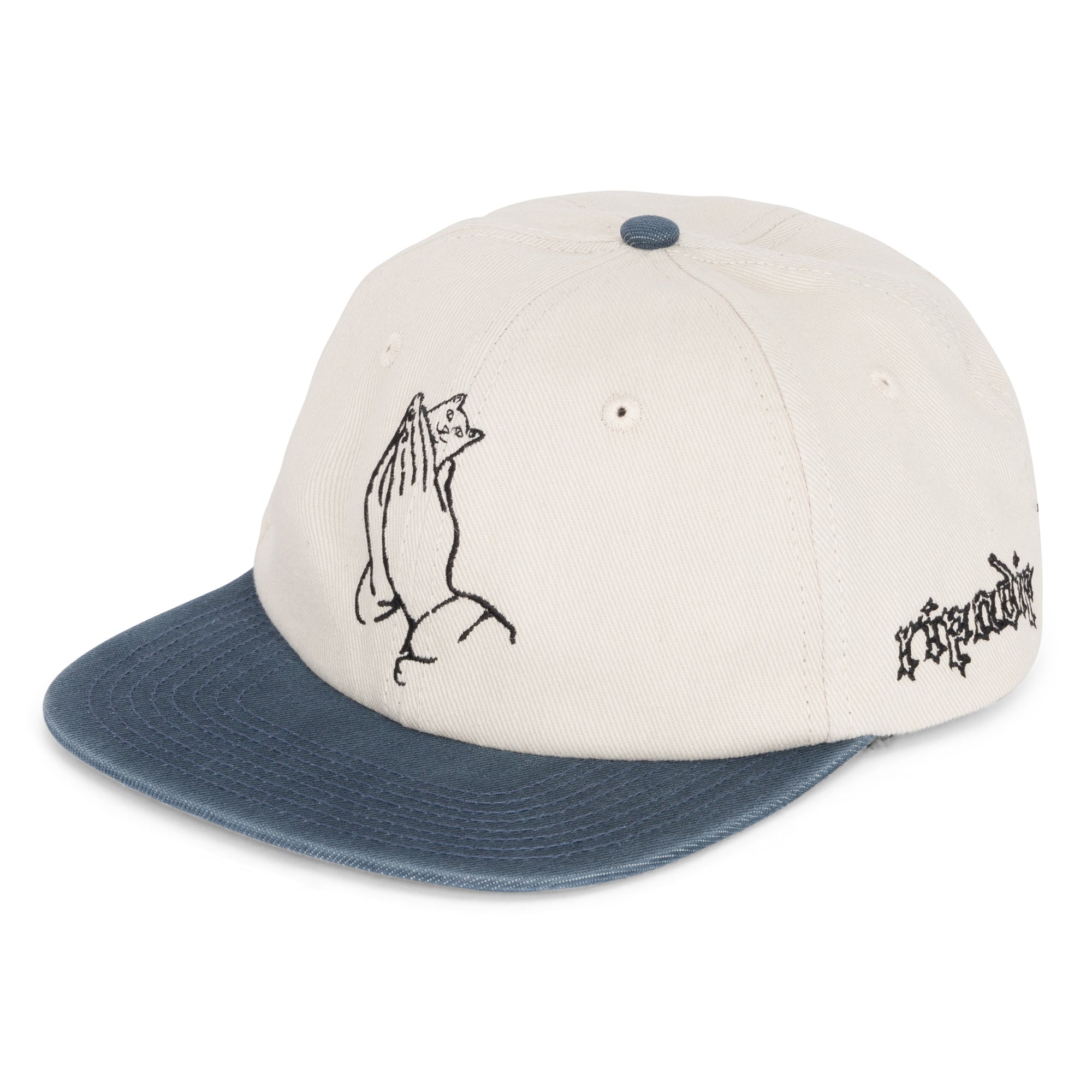 RIPNDIP Los Feliz 6 Panel (Charcoal/Cream)