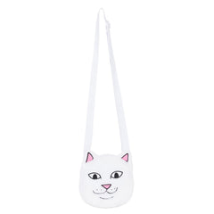 RIPNDIP Lord Nermal Sherpa Crossbody Bag (White)