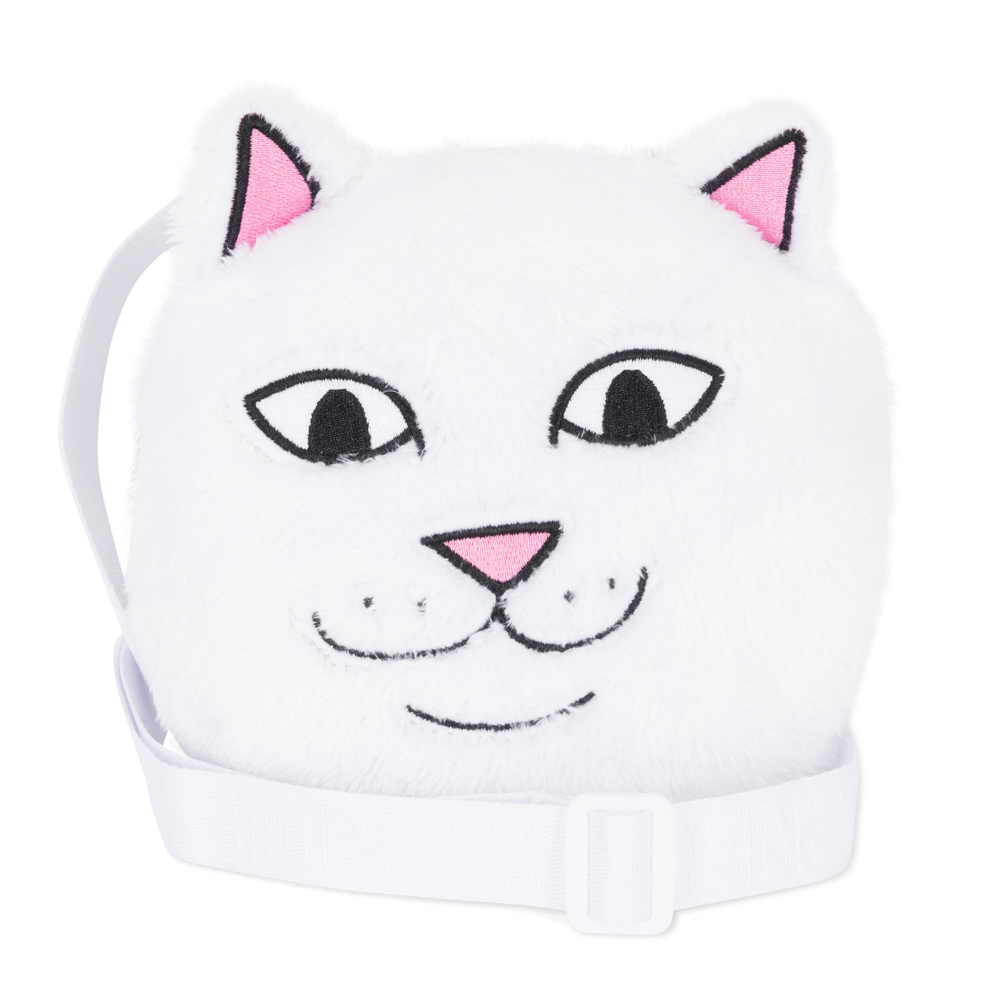 RIPNDIP Lord Nermal Sherpa Crossbody Bag (White)