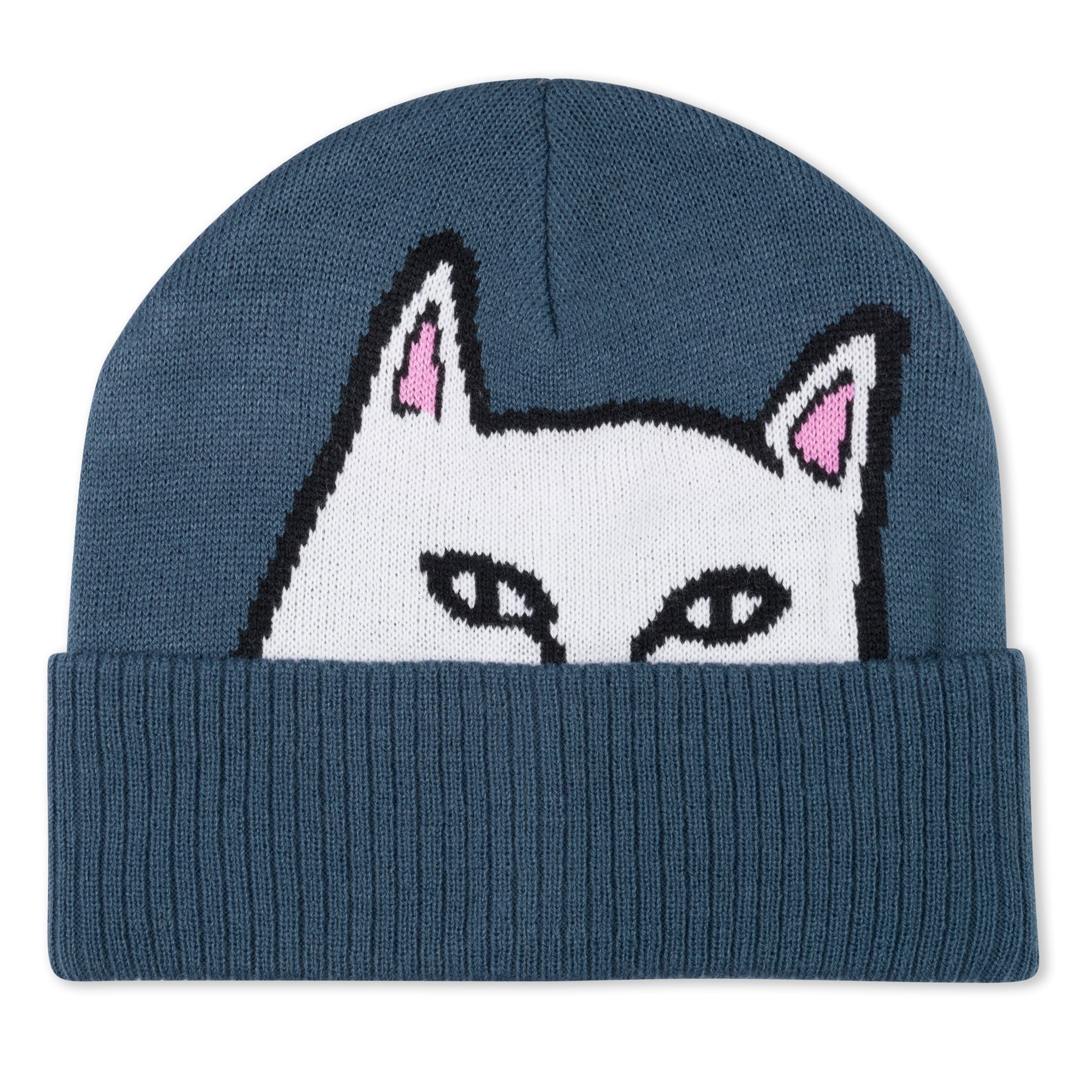 RIPNDIP Peeking Nermal Beanie (Storm Blue)