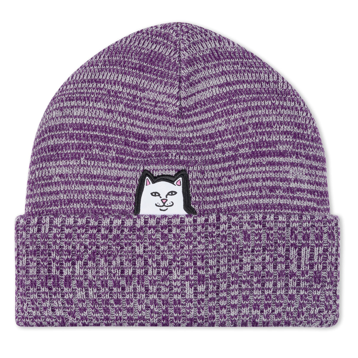 RIPNDIP Lord Nermal Marled Beanie (Dark Purple)