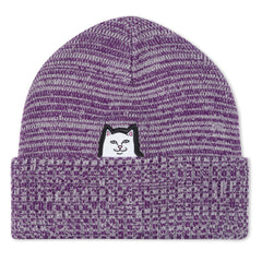 RIPNDIP Lord Nermal Marled Beanie (Dark Purple)