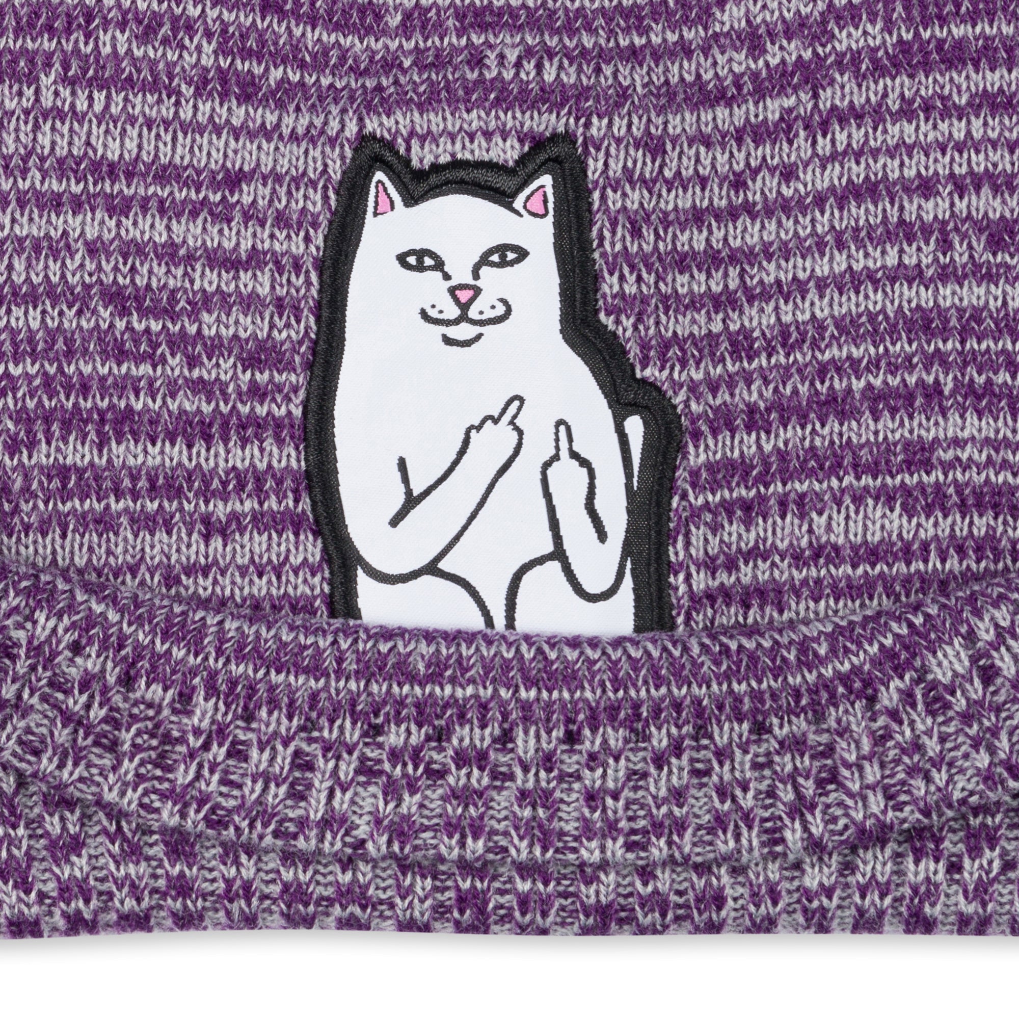 RIPNDIP Lord Nermal Marled Beanie (Dark Purple)