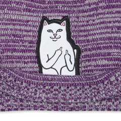 RIPNDIP Lord Nermal Marled Beanie (Dark Purple)