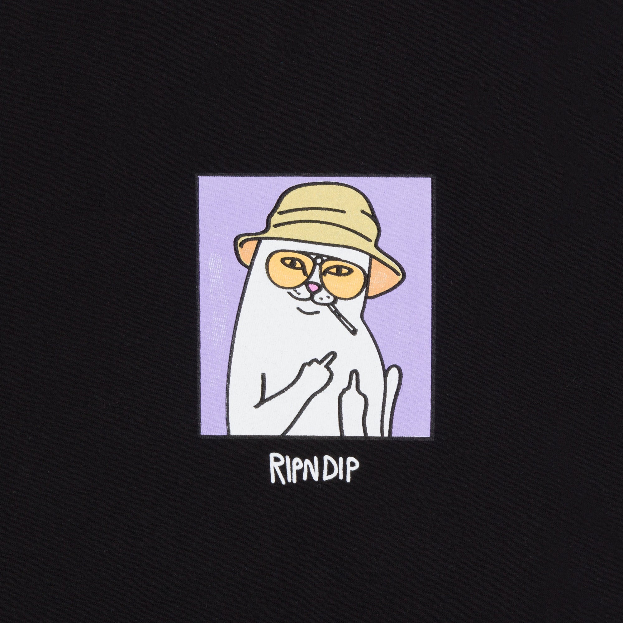 RIPNDIP Nermal S Thompson Cropped Baby Tank (Black)