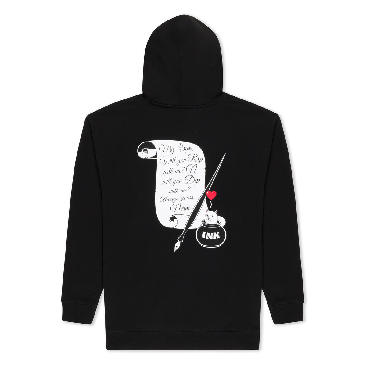 RIPNDIP ILY RIPNDIP Hoodie (Black)