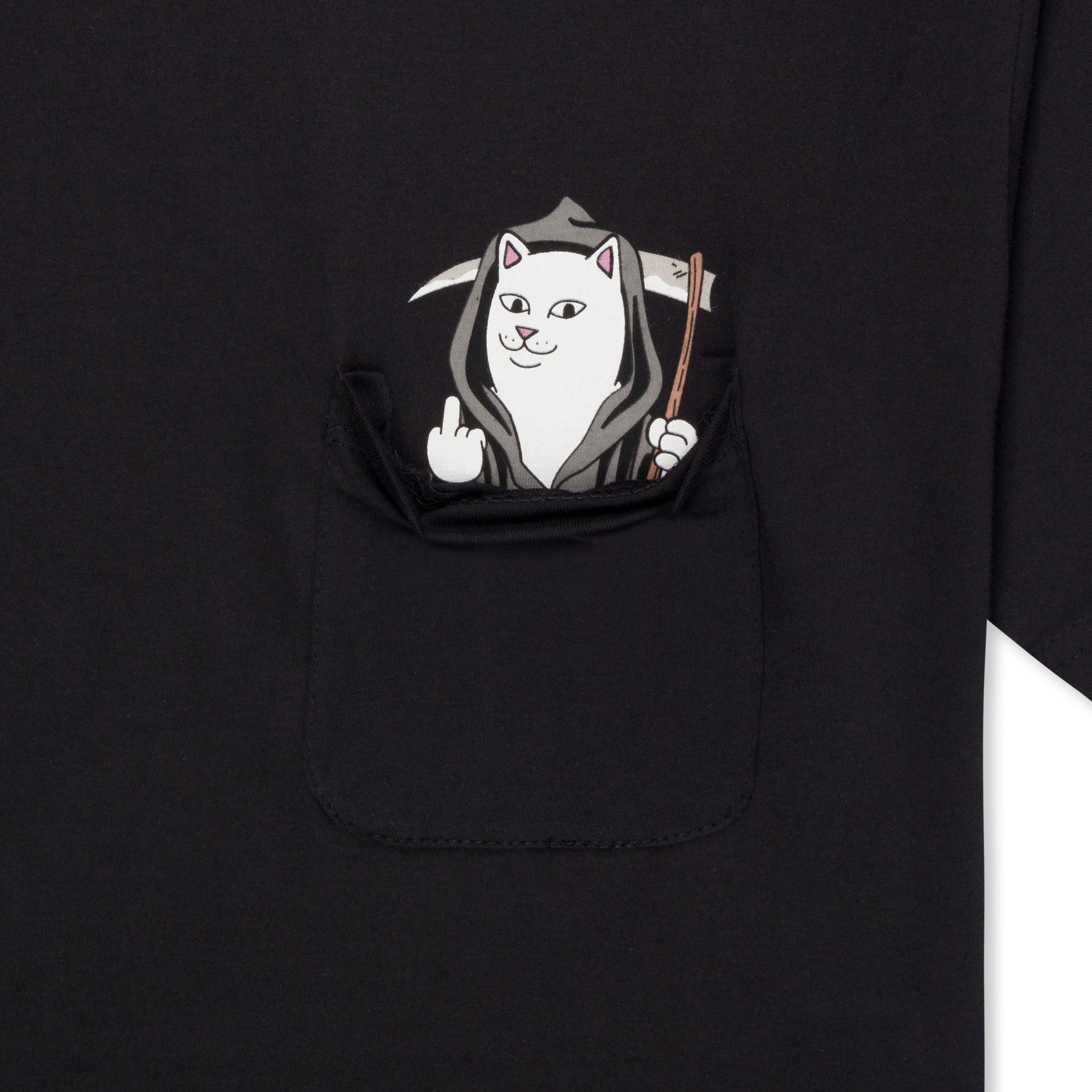 RIPNDIP Grim Lord Nermal Pocket Tee (Black)