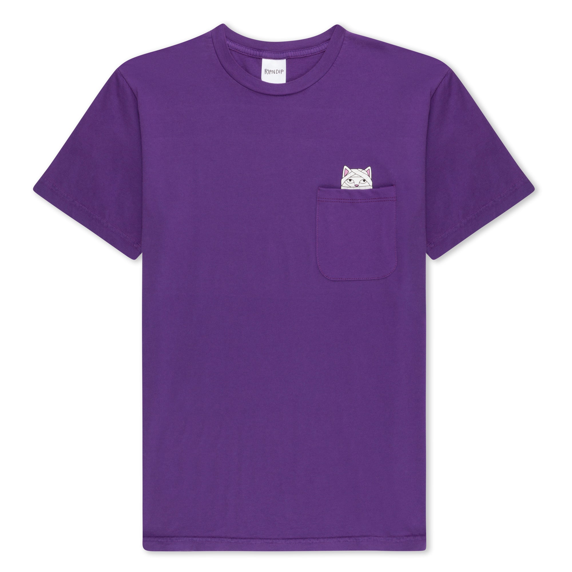 RIPNDIP Mummy Lord Nermal Pocket Tee (Purple)