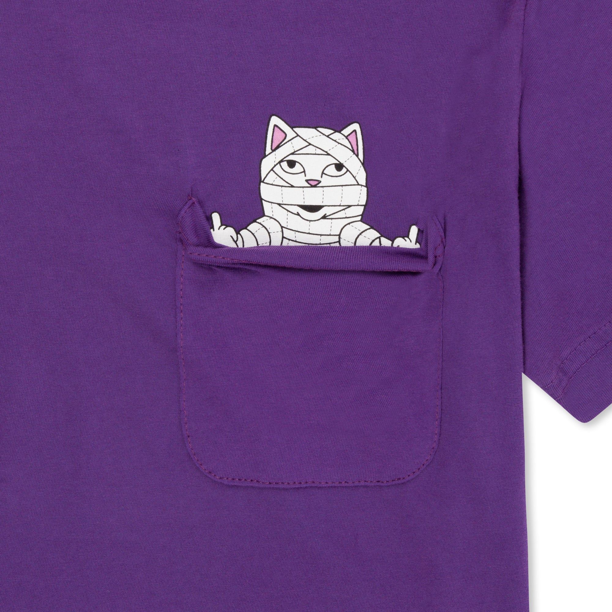 RIPNDIP Mummy Lord Nermal Pocket Tee (Purple)
