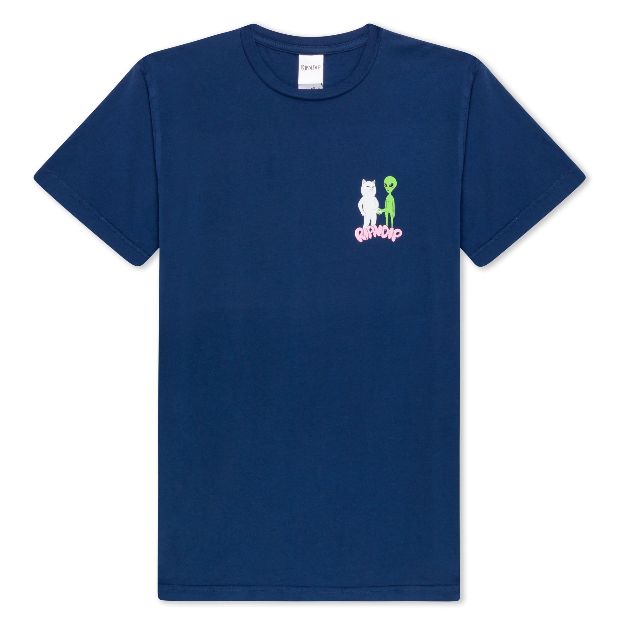 RIPNDIP Handshake Tee (Navy)