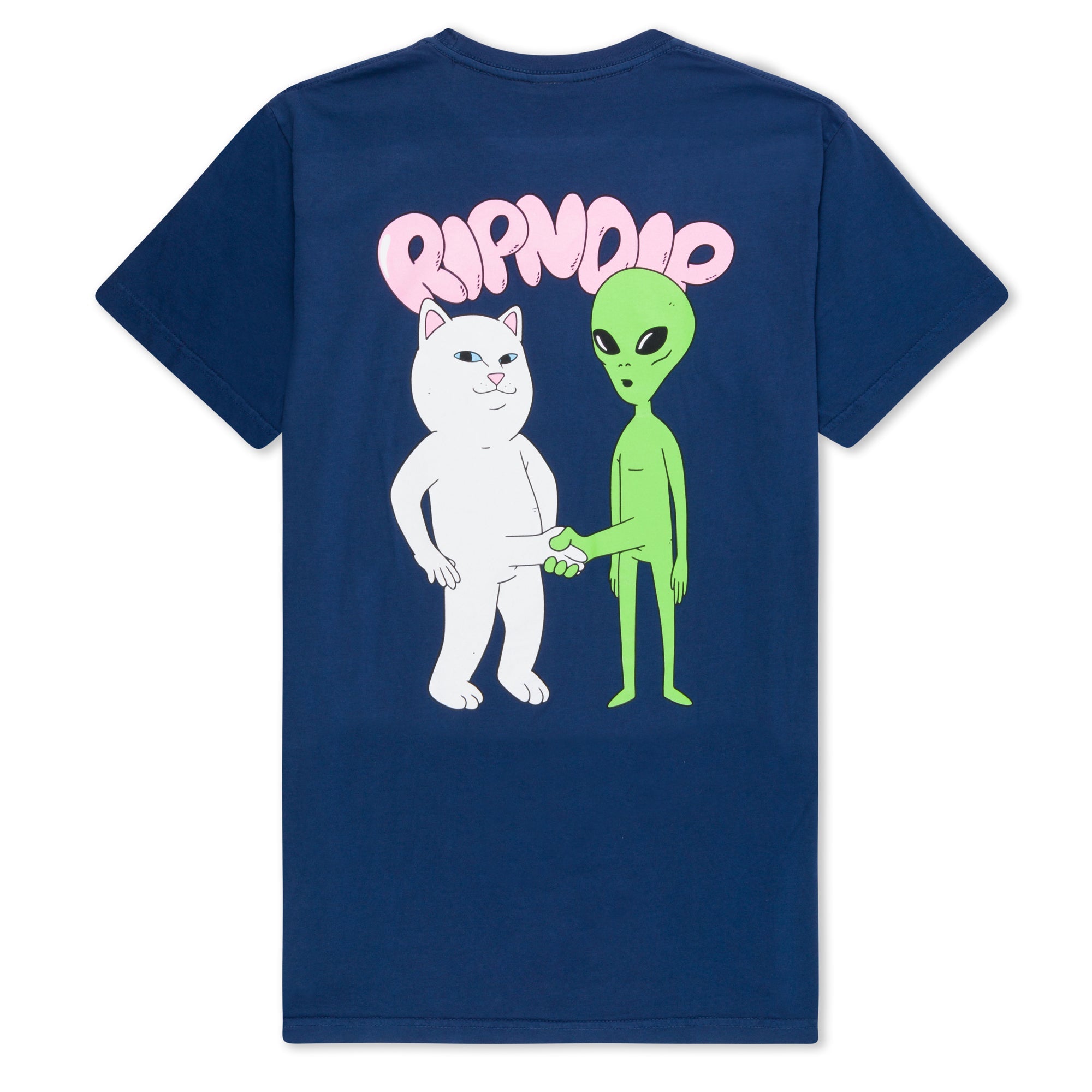 RIPNDIP Handshake Tee (Navy)