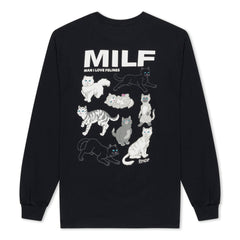 RIPNDIP Man I Love Felines Long Sleeve (Black)