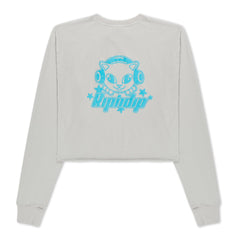 RIPNDIP Kawaii Nerm Cropped Long Sleeve (Grey)