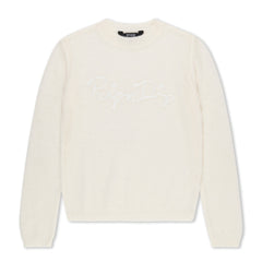 RIPNDIP Script Cropped Long Sleeve (Cream)