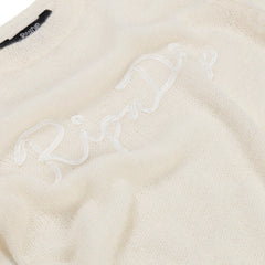 RIPNDIP Script Cropped Long Sleeve (Cream)