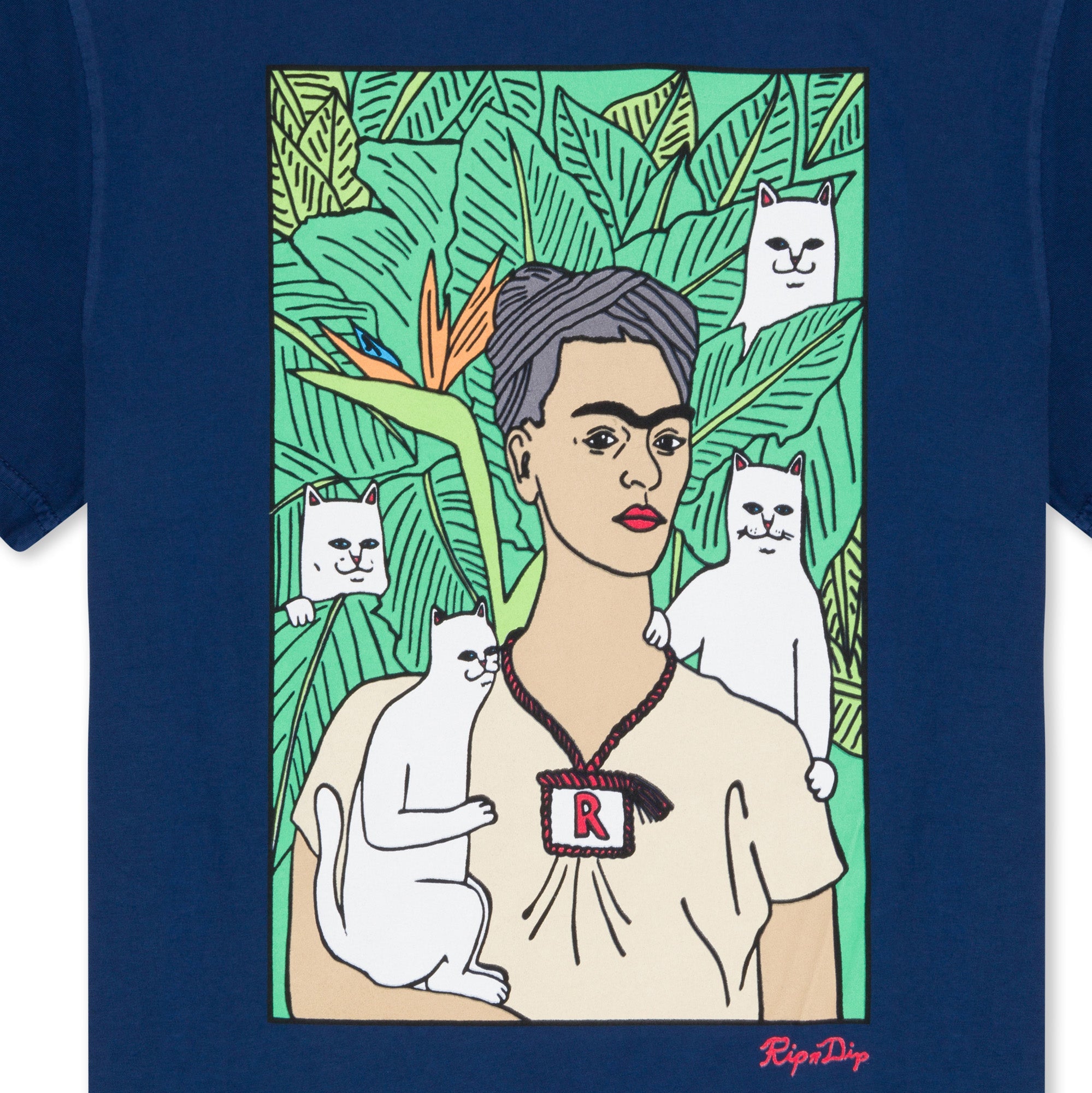 RIPNDIP Nermal Portrait Tee (Navy)