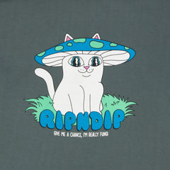 RIPNDIP Shroom Nerm Cropped Hoodie (Charcoal)