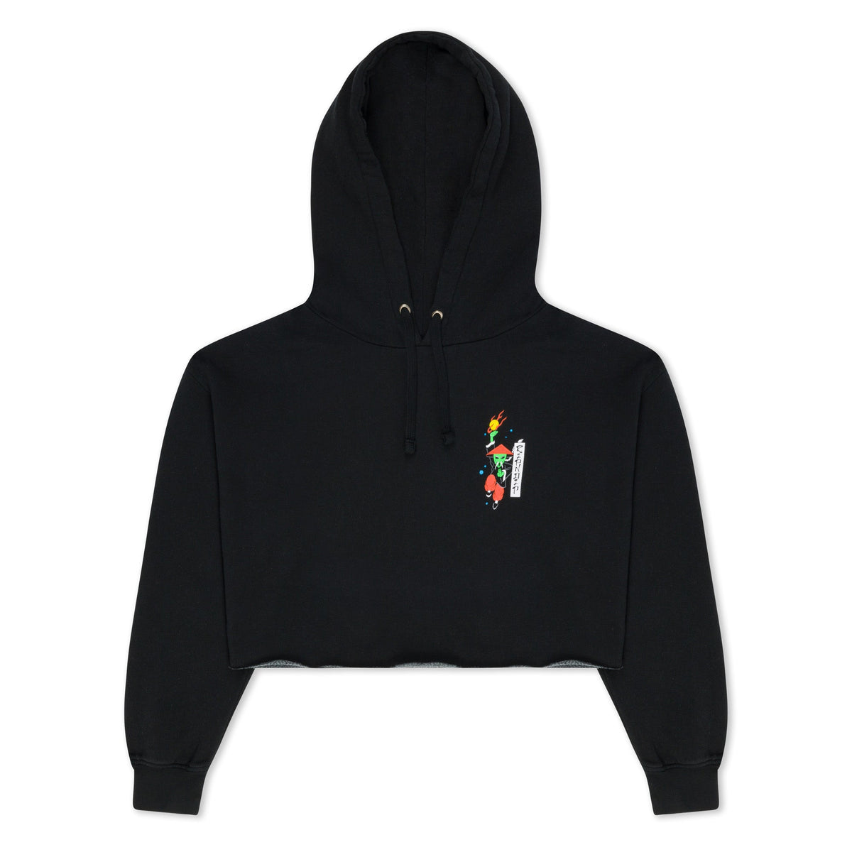 RIPNDIP Ryu Cropped Hoodie (Black)
